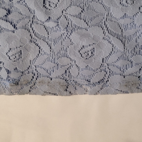 Topshop A-Line Lace Dress - Blue - Picture 7 of 9